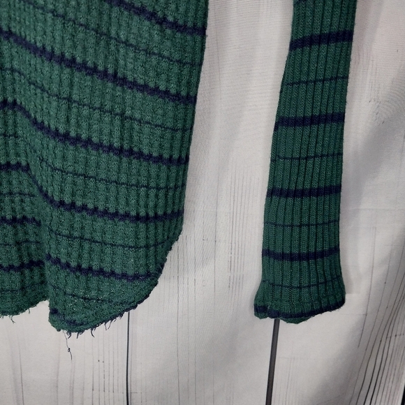 We The Free/ Free People Kristina Drippy Thermal Sweater With Raw Edges Size XS - Picture 6 of 13